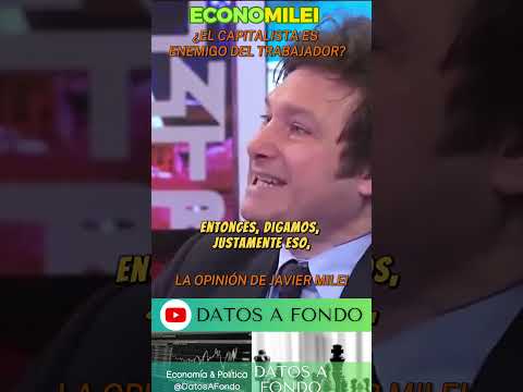 El empresario es enemigo del trabajador?: Javier Milei  #shorts #javiermilei #economilei #milei