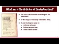 Understanding the Articles of Confederation