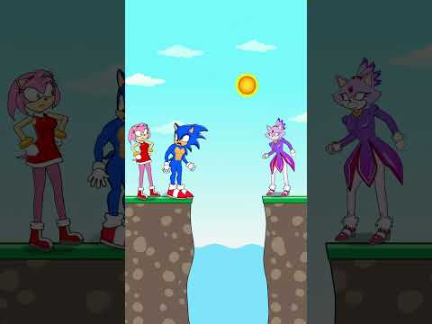 Where is My Real Amy? Sonic And Amy Story - Funny Animation #shorts #sonic #funny #huggywuggy