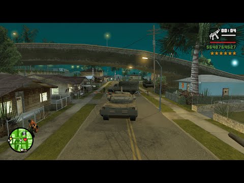 6 Star Wanted Level Rampage! | GTA San Andreas