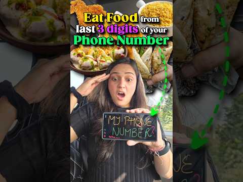 Phone Number - Food Eating Challenge😱🔥 #reaction #streetfood #trending #challenge #food #shorts