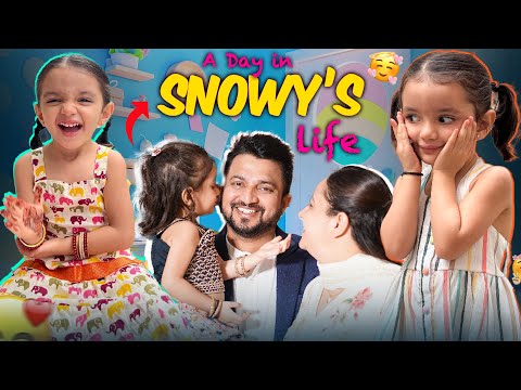 A Day in Snowy’s Life! | Snowy’s Full Day Routine! | School, Tiffin, Playtime & Lots of Masti 😍