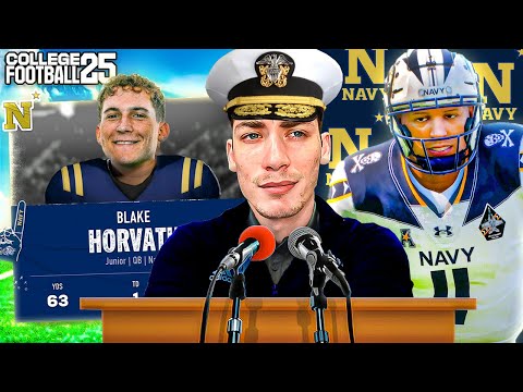 Rebuilding Navy on College Football 25