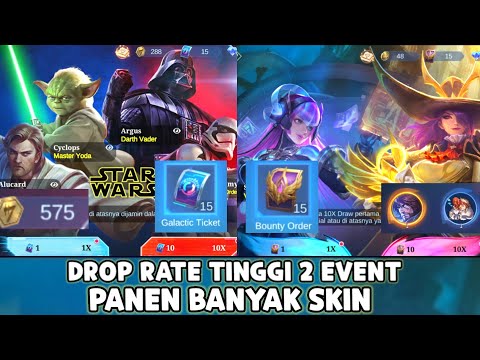 DROP RATE TINGGI ! PANEN 2 TIKET STARWARS & BOUNTY HUNTER, DAPAT BANYAK GALACTIC CREDIT & SKIN