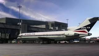 Crahs animation. El accidente del vuelo Delta