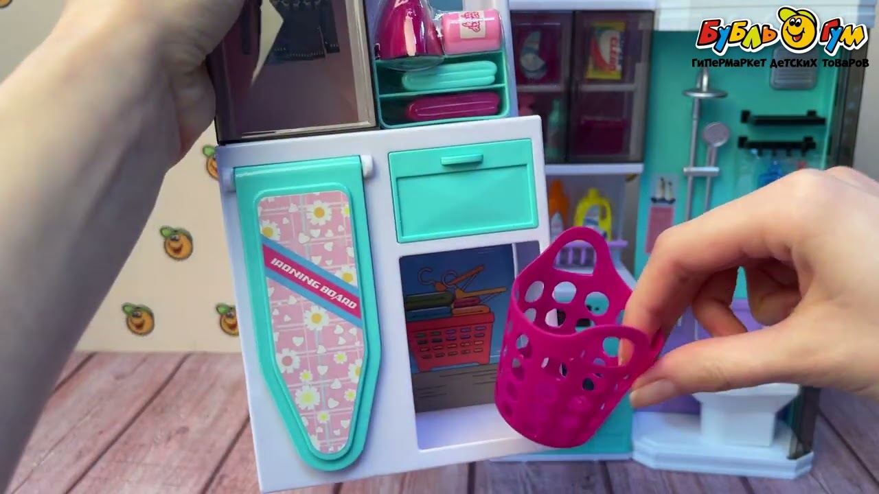 Набор игровой Lanson Toys Мебель для куклы Душ и туалет  - видео