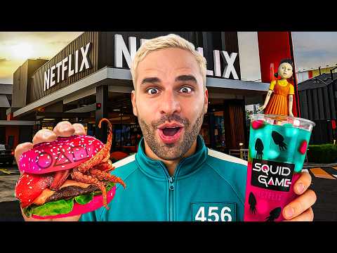 PROBANDO EL RESTAURANTE DE NETFLIX!! *Comida del Juego de Calamar*