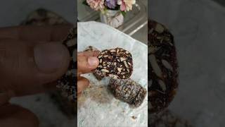 Sugar Free Dry Fruits Dates Roll | Healthy Sweet Recipe #Shorts