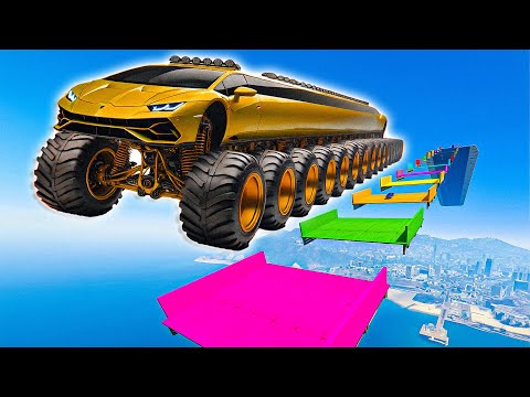 MEGA RAMPA RANDOM MULTI COLOR  !!! 🐷GARE🐷 GTA 5 ONLINE