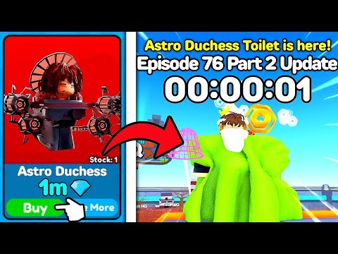 😱NEW UPDATE!!🔥 NEW ASTRO DUCHESS TOILET TRADE FROM BASIC!! 💀 Toilet Tower Defense