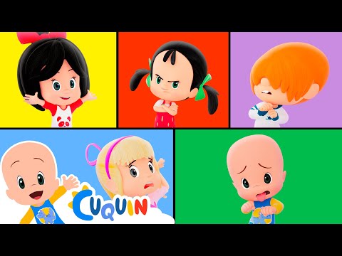Emotion Song 😭🤢🤩  Nursery Rhymes by Cleo and Cuquin | Children Songs