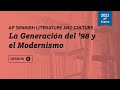 Examen de Modernismo y Generación del 98