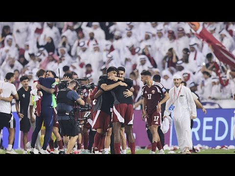 YouTube video thumbnail: Qatar Qualifies for Fifa World Cup Final After Home win Over the United Arab Emirates