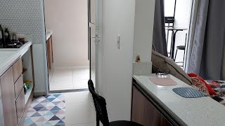 Móveis instalados e atualizações do apartamento