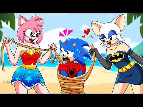 What Happened To Sonic Spider-Man?! - Sonic Love Story - Sonic the Hedgehog 3 Animation