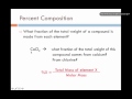 Molar Mass and Percent Composition