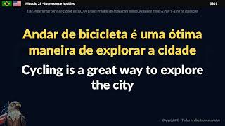 Modo Traduzido: Com a voz Português e Inglês - Aprenda Inglês com Frases Prontas