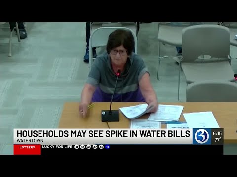 YouTube video thumbnail: Watertown Households may see Spike in Water Bills