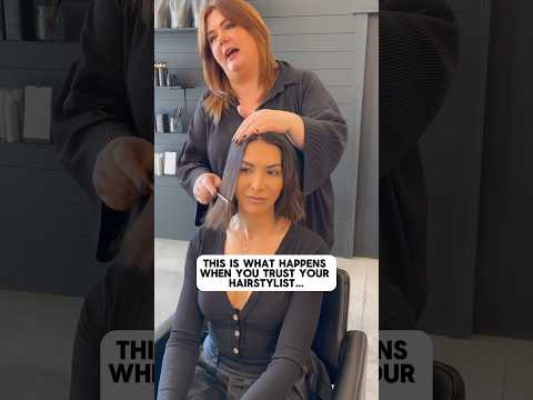 This is what happens when you trust your hairstylist…#shorts