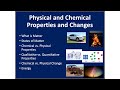 Exploring Physical and Chemical Properties and Changes