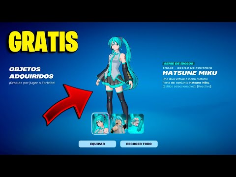 ✅COMO CONSEGUIR *LOTE HATSUNE MIKU* GRATIS EN FORTNITE / CAPITULO 6 TEMPORADA 1