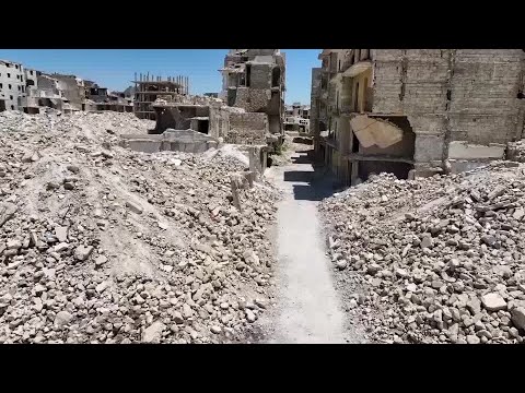 YouTube video thumbnail: Rubble in Aleppo Threatens Public Health and Recovery