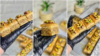 بقلاوة إحترافية بدون آلة توريق❌ مورقة و معسلة مع جميع أسرار نجاحها بمقادير مظبوطة🤤