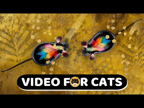 CAT GAMES - Luxie Mouse. Mice Video for Cats | CAT TV | 1 Hour.