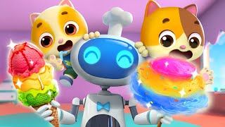 Healthy Habits for Kids | Rainbow Snack Robot | Kids Cartoon | Useful Stories | Mimi and Daddy