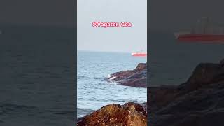 🌊✨ Vagator Vibes: Cliffs, Waves & Chill 🏖️🎶 #GoaDiaries #BeachLife #TravelIndia #goavibes