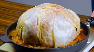 Este repollo relleno tiene un truco para quedar tierníííííísimo 🤤