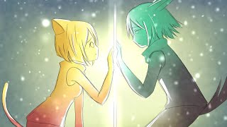 SEPARADOS POR UN CRISTAL IRROMPIBLE | Drawn with Me (Historia Completa) #fandub #animation