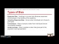 Understanding Bias in Statistical Studies