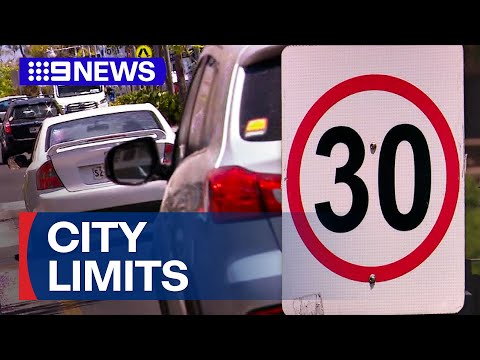 Adelaide CBD speed limits could be capped at 30km/h | 9 News Australia