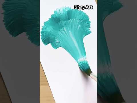Super Art ๐ฑ One Stroke Painting ๐๐ #shorts #art #drawing