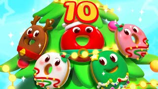 Ten in the Bed | Christmas Music | Learn Numbers | Nursery Rhymes & Kids Songs | BabyBus