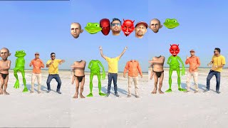 Vfx mantu barman & dipankar funny Head matching vs frog joker dance 🥰