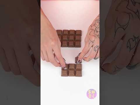 Come mangiare discretamente un pezzo di cioccolato || Lifehacks per i più intelligenti #smol