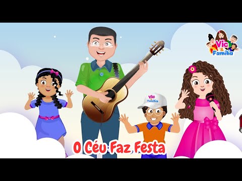 O Céu faz festa/ Em Deus você tudo pode #louvores #louvorinfantil