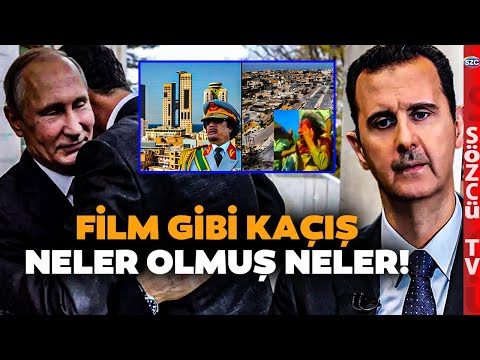 Sonu Kaddafi Gibi Olmasın! Esad'ın Film Gibi Kaçışında Neler Olmuş Neler! Putin Detayı