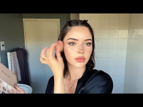 SIMPLE MAKEUP ROUTINE | SKINCARE, BROWS + EYELINER