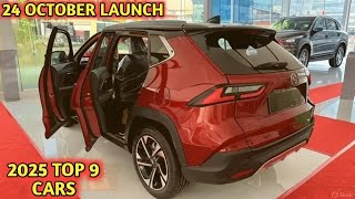25 October Launch Top Best Car in India 2025 | 9 Upcoming Cars in India Diwali 2025