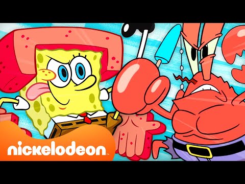 SpongeBob | 90 MINUTEN SpongeBob in Action... wortwörtlich 👊 | @SpongeBobOfficial | Nickelodeon