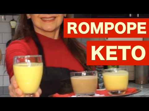 Receta de ROMPOPE  de CAFÉ o VAINILLA | Mexican Eggnog Coffee or Vanilla    #sinazucar  #keto