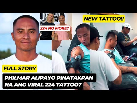 ACTUAL FULL VIDEO ni Philmar Alipayo NAGPALAGAY ng NEW TATTOO sa TAAS ng 224 tattoo nila ni PERNILLA