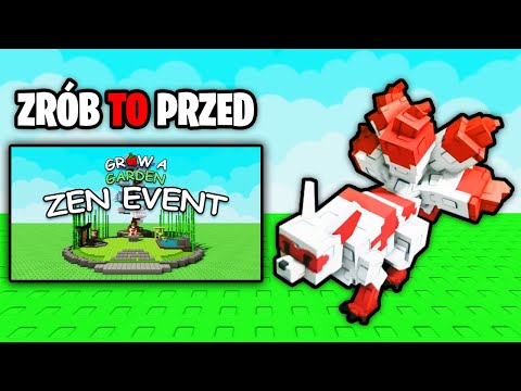 ZRÓB TO PRZED NOWYM ZEN UPDATE 🧘🍃 w GROW a GARDEN