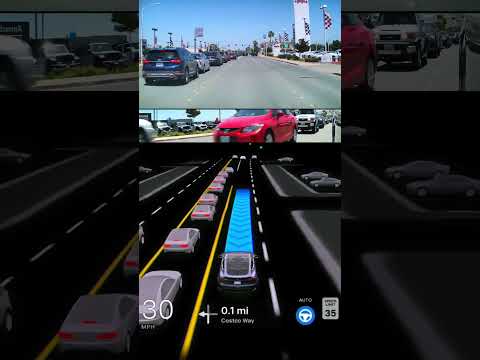 FSD v12 casually cuts in front of giant turn queue 😅