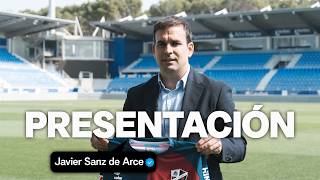 JAVIER SANZ DE ARCE, en su presentación como director deportivo de la SDH: "Quiero ayudar desde ya"