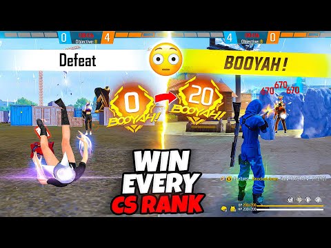 How To Win Every CS RANK in Free Fire☠️🔥 Pro Tips And Tricks + Strategy || FireEyes Gaming