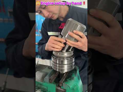 Do you know why the engine setup is done by hand? #shorts